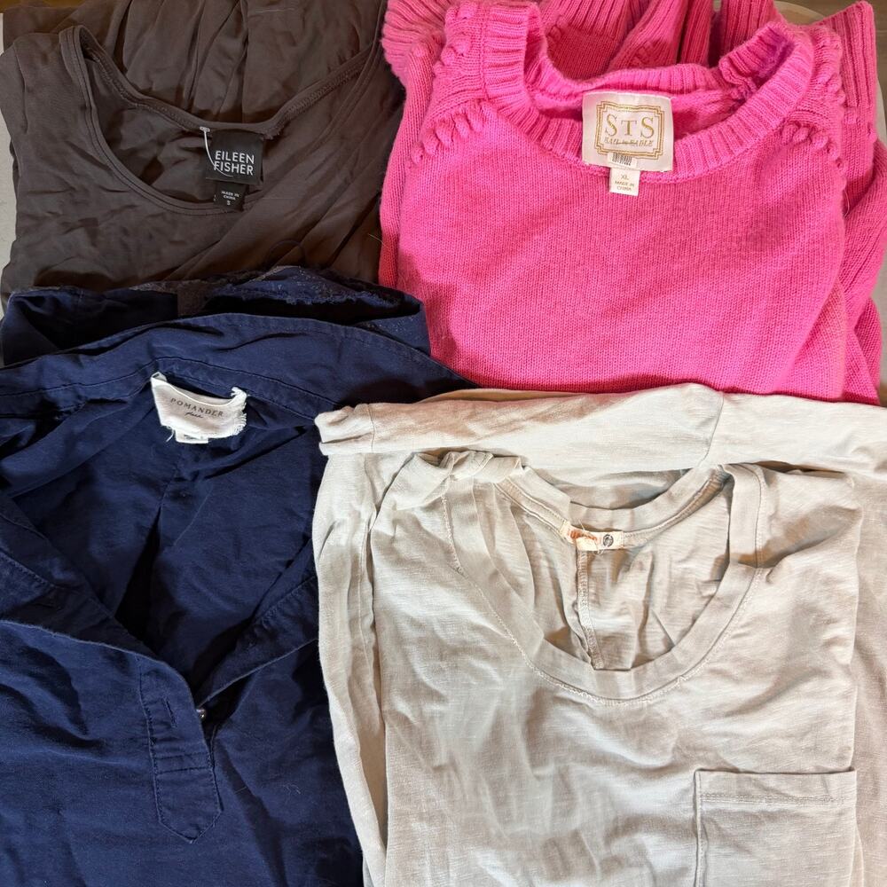 Lot of 4 Flawed High End Name Brand Mixed Sizes Reseller Project Womens Pieces